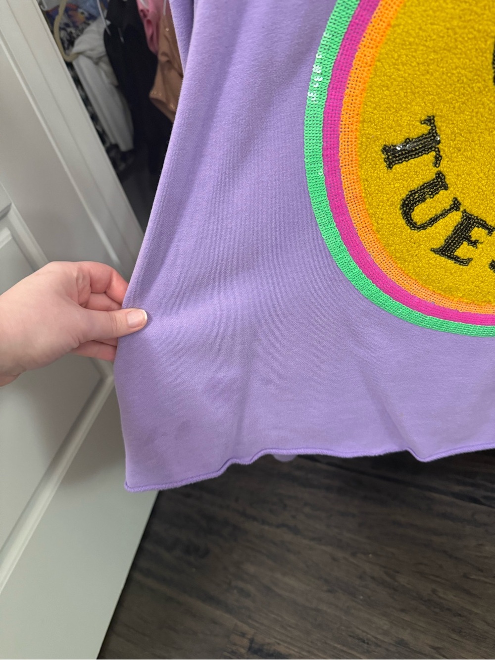 Queen of Sparkles sweatshirt - Picture 2 of 3